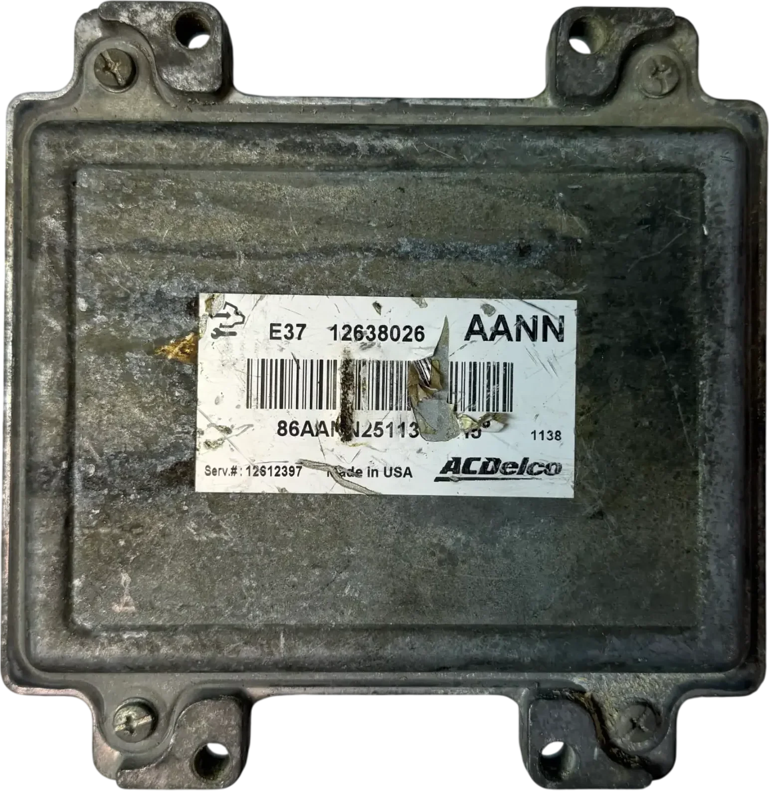 Chevrolet ECU Engine Control Units | 12638026 | Acdelco 86AA N25113 | 12612397 | Genuine Used
