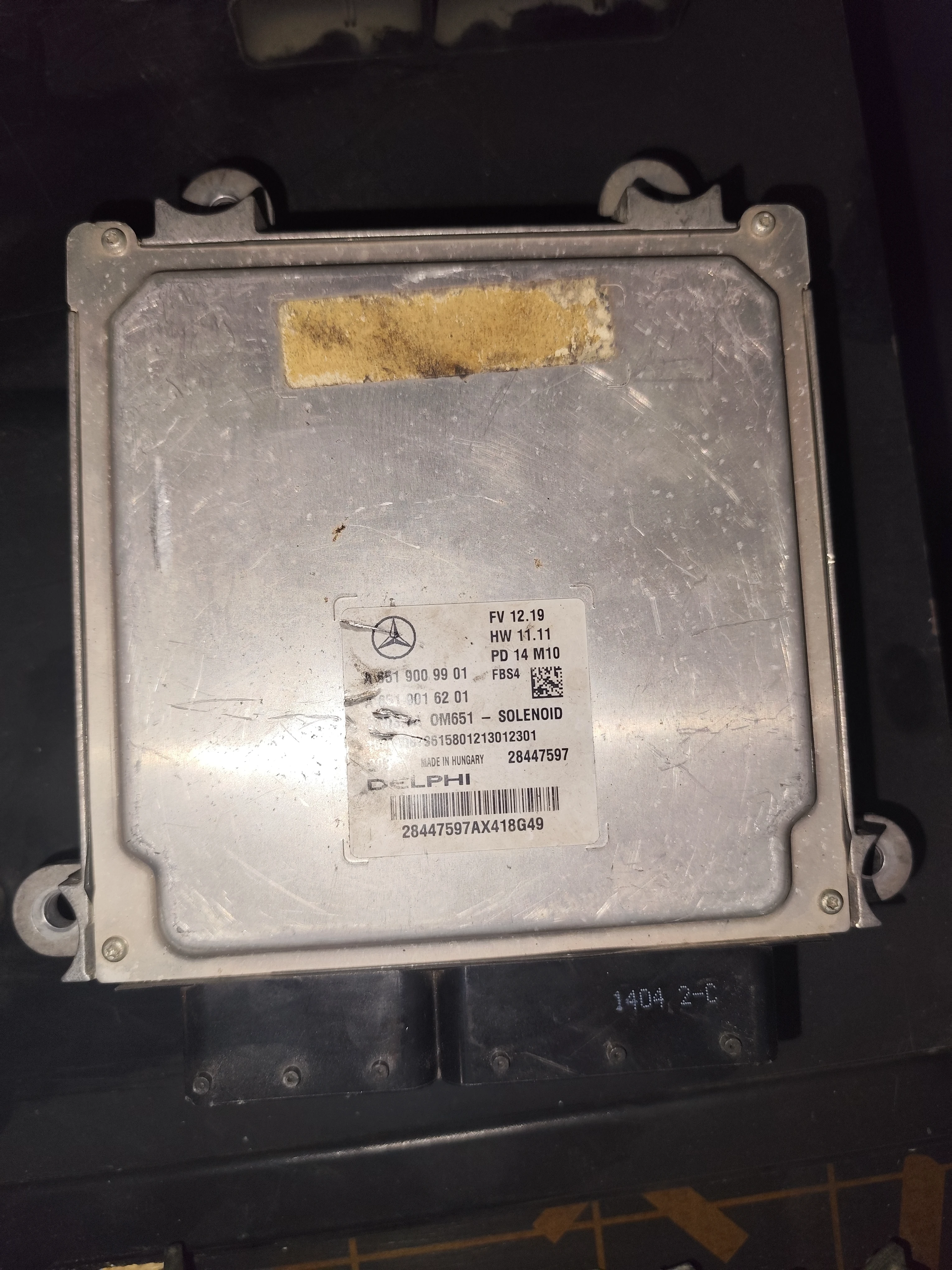 Mercedes-Benz ECU Engine Control Units | A6519009901 | Delphi 28447597 | 11.11 | Genuine Used