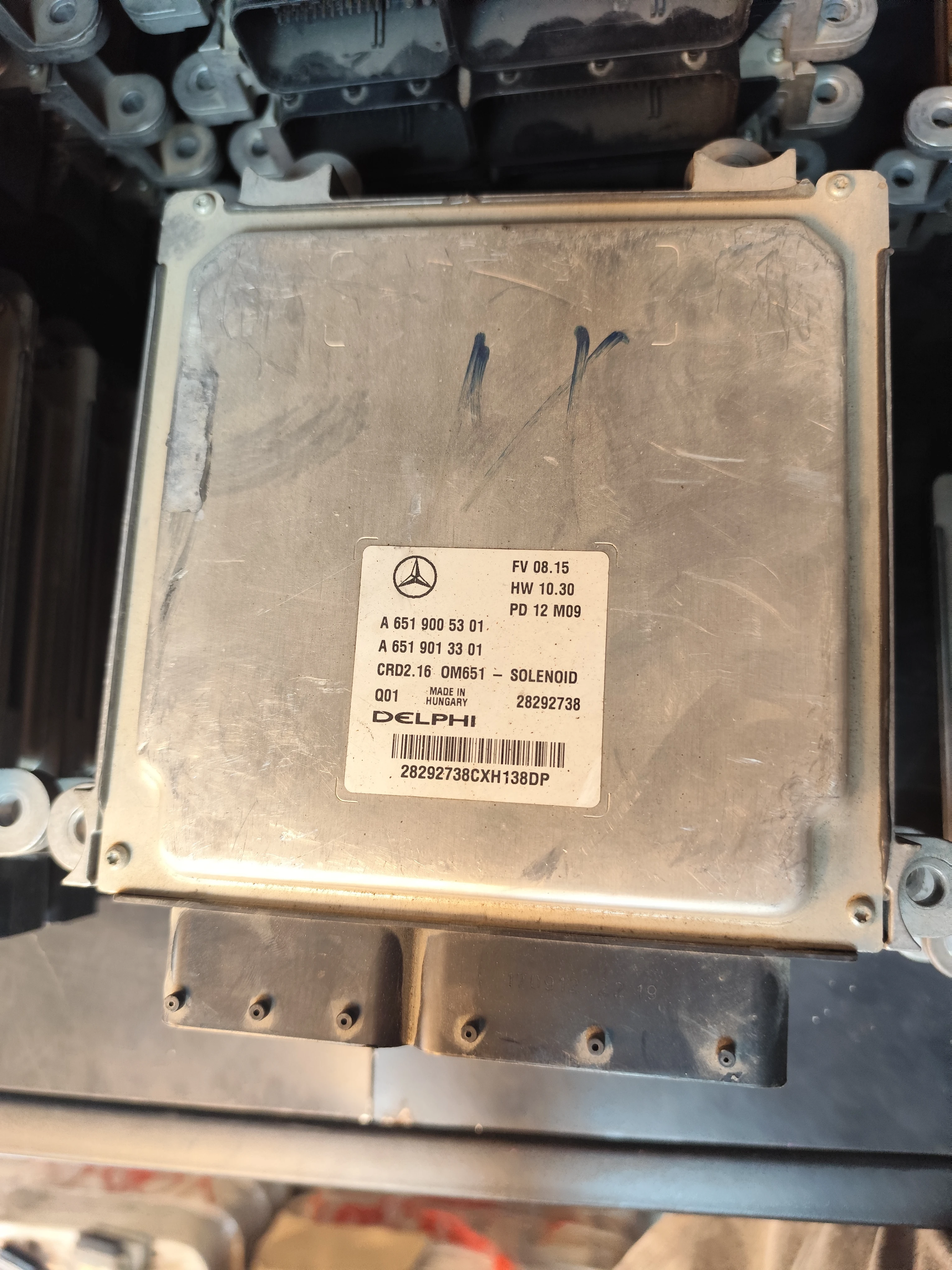 Mercedes-Benz ECU Engine Control Units | A6519005301. | Delphi 28292738 | 10.30 | Genuine Used