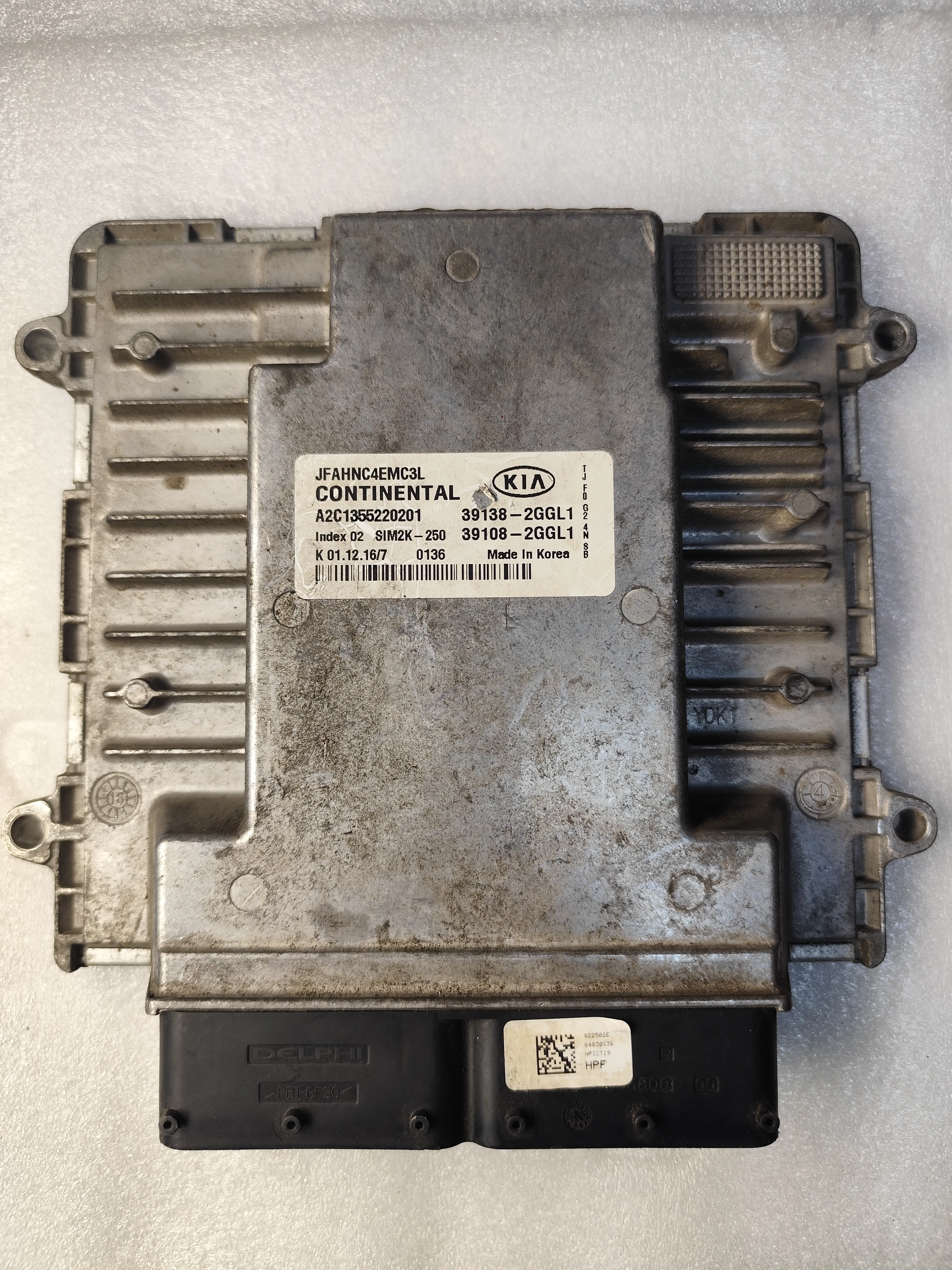 Kia ECU – Engine Control Units | 391382GGL1 | Continental A2C1355220201 | Genuine Used