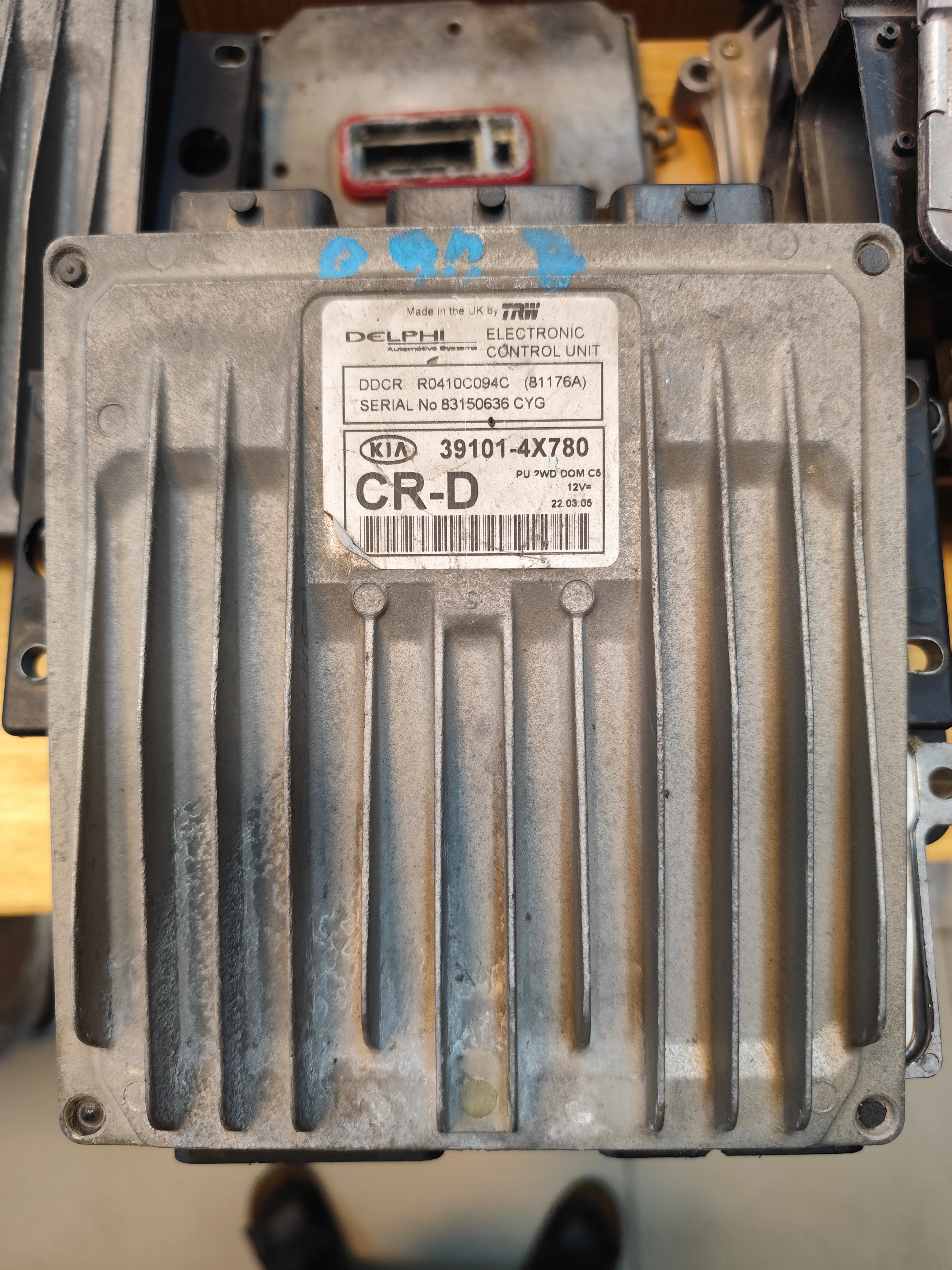 Kia ECU – Engine Control Units | 391014X780 | Delphi DDCR R0410C094C | Genuine Used
