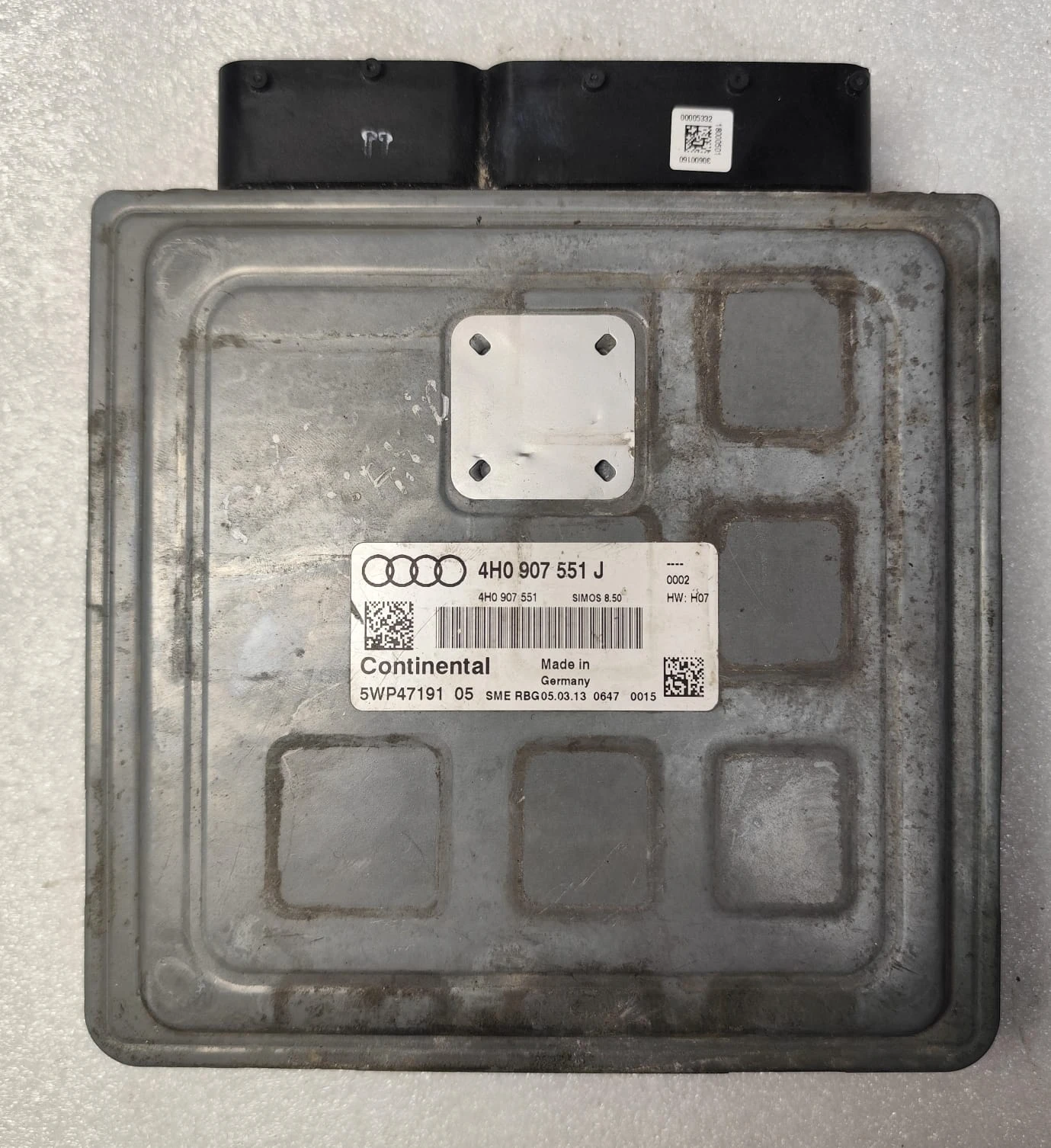 Audi ECU Engine Control Units | 4H0907551J | Continental 5WP4719105 | H07 | Genuine Used