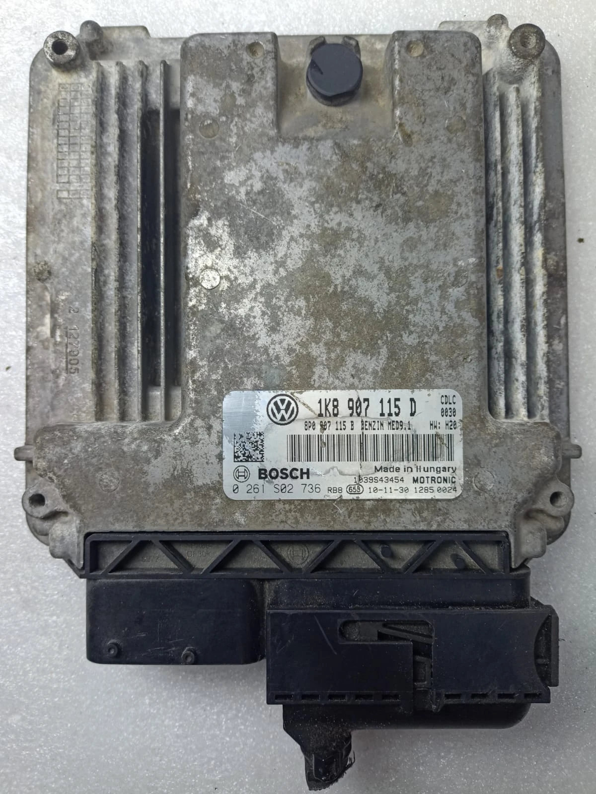 Volkswagen ECU Engine Control Units | 1K0907115D | Bosch 0261S02736 | H20 | Genuine Used