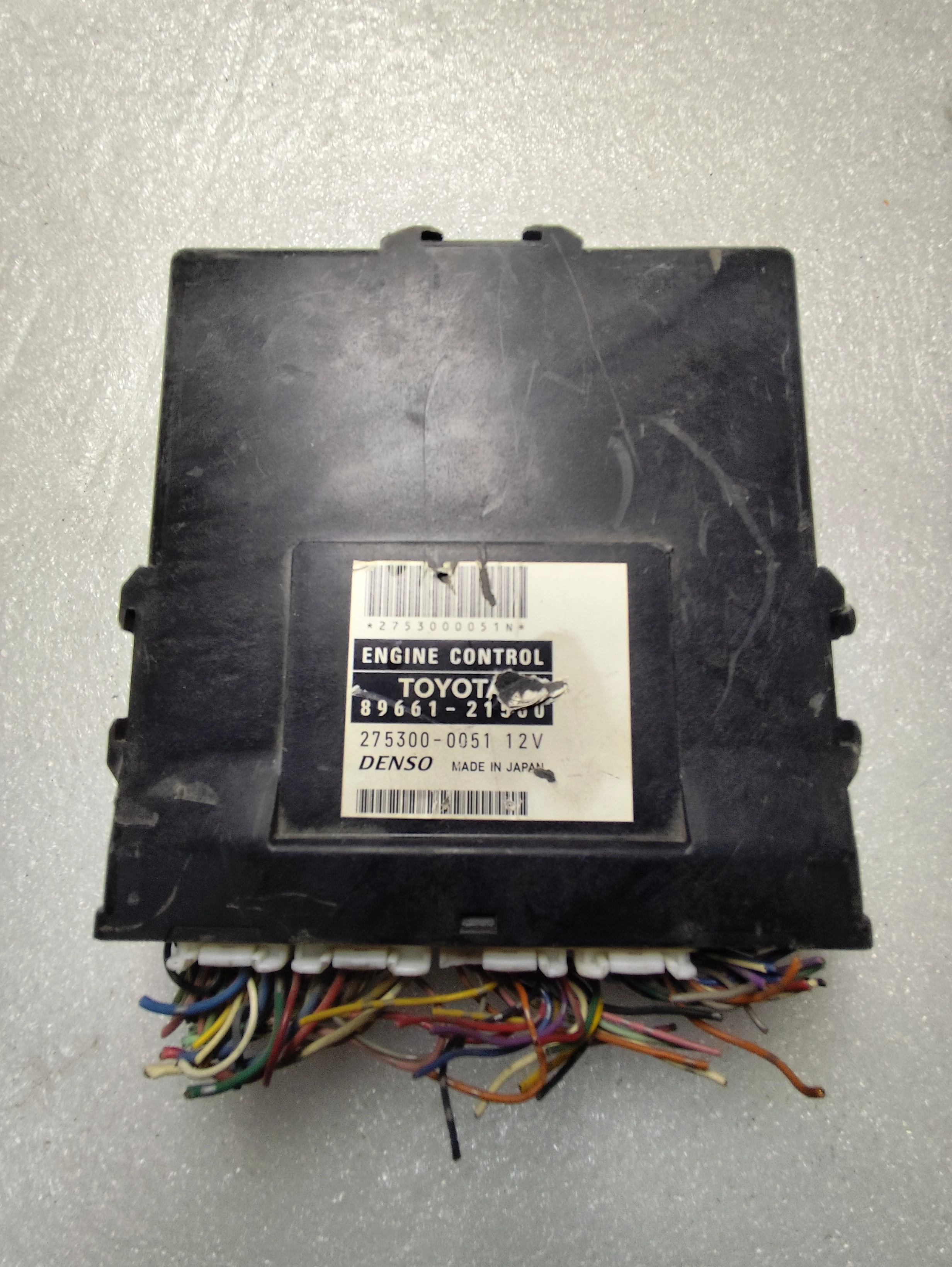 Toyota ECU – Engine Control Units | 8966121500 | Denso 2753000051 | Genuine Used