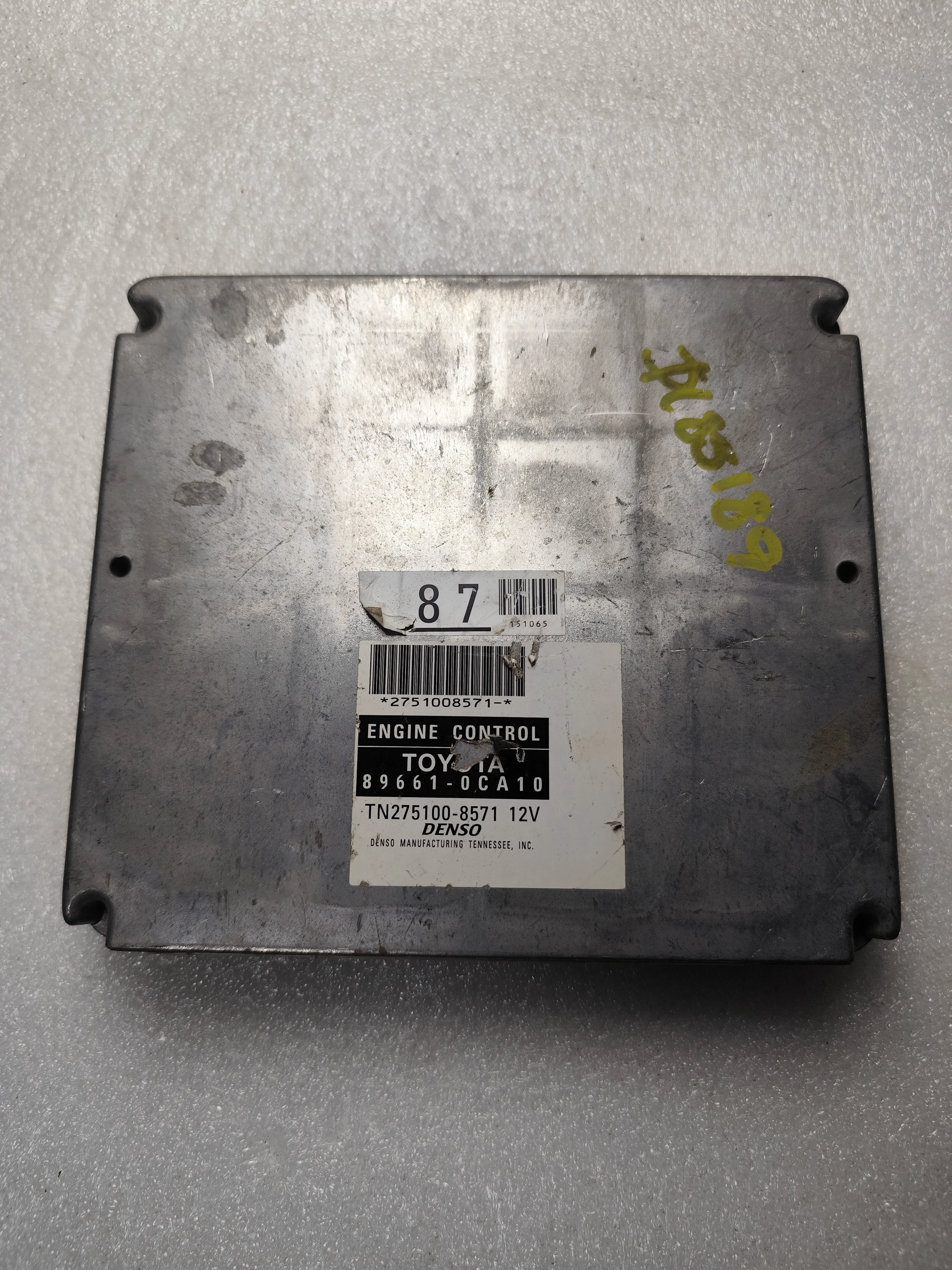 Toyota ECU – Engine Control Units | 896610CA10 | Denso TN2751008571 | Genuine Used