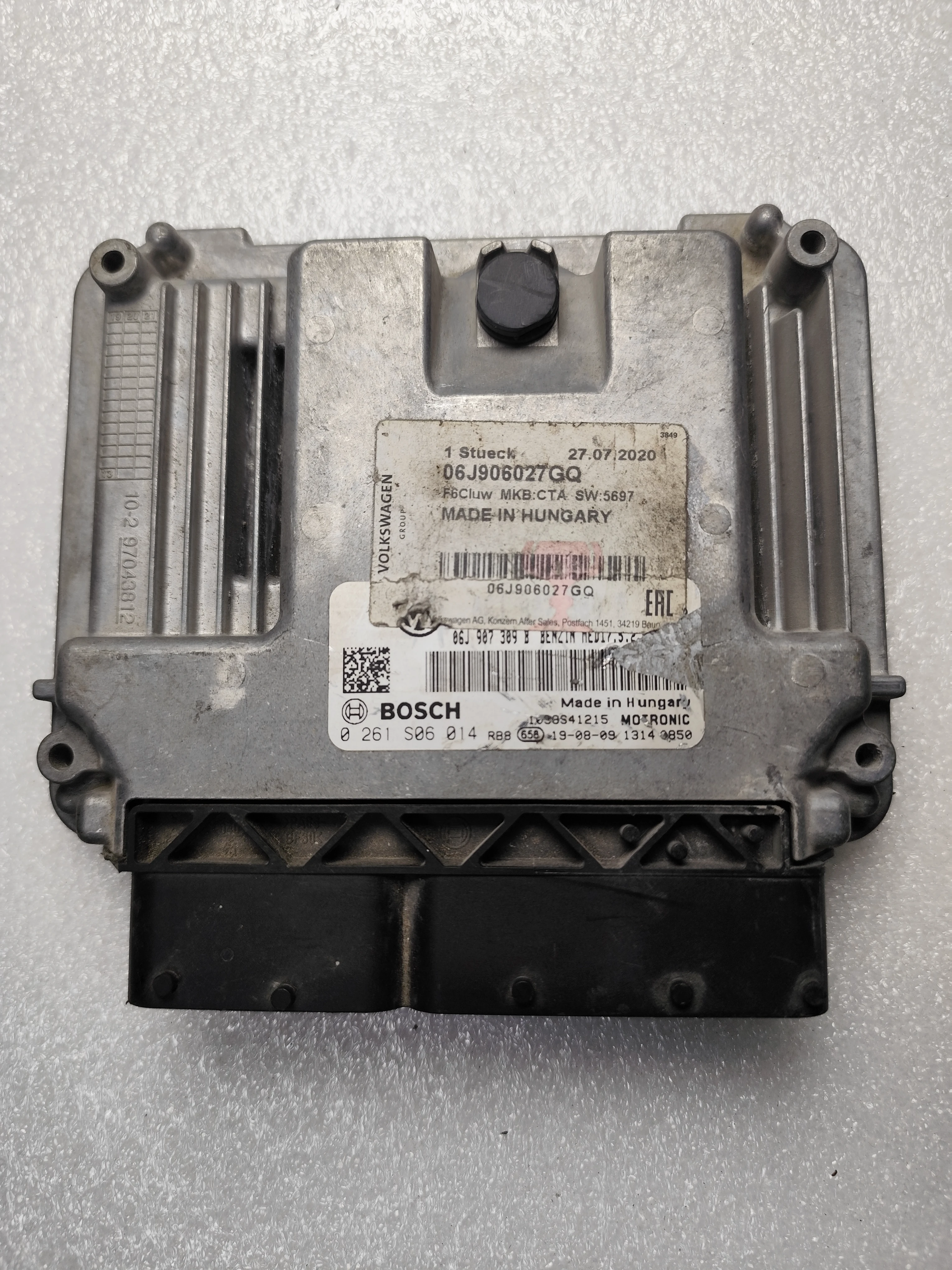 Volkswagen ECU – Engine Control Units | 06J906027GQ | Bosch 0261S06014 | Genuine Used