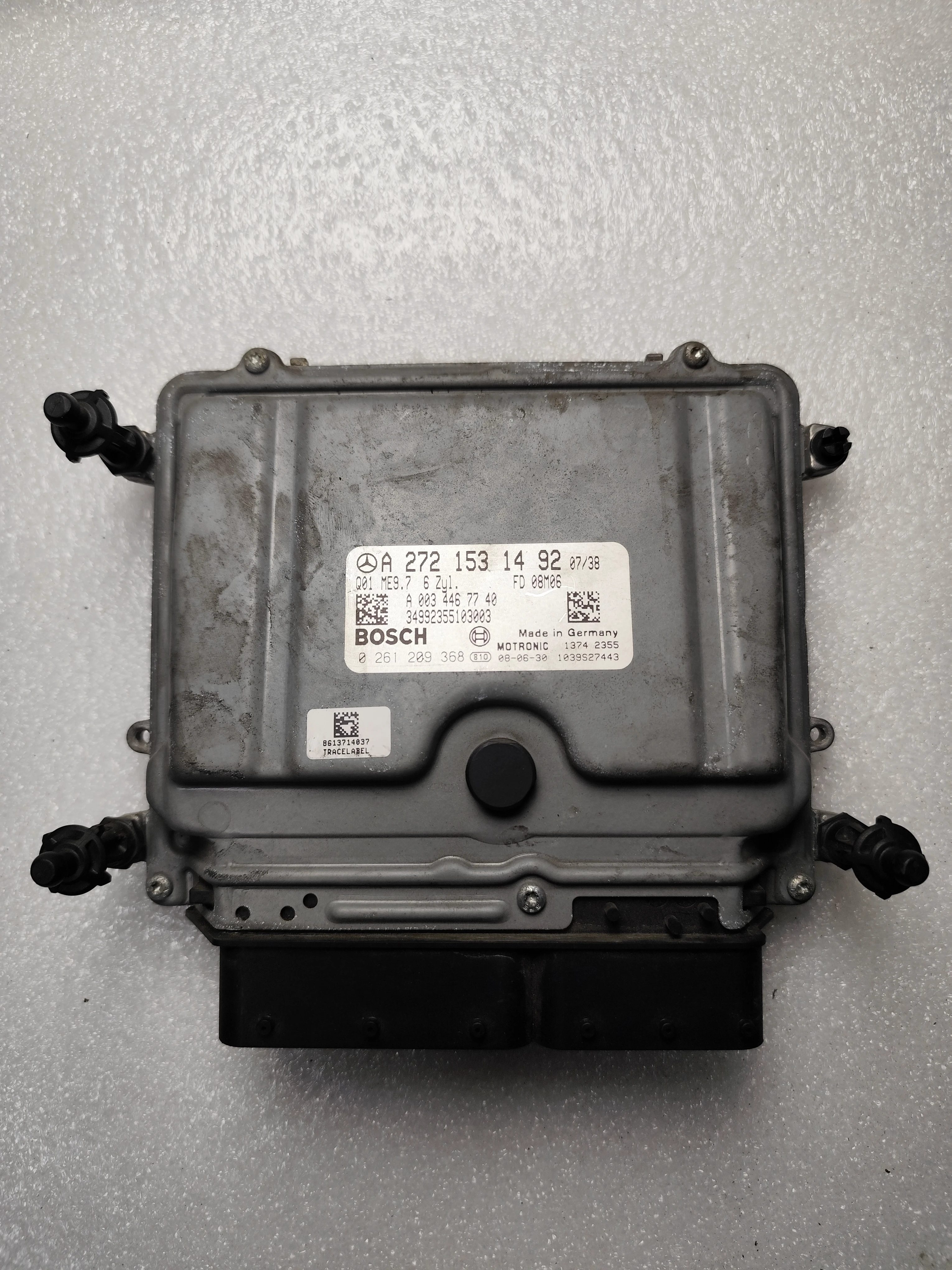 Mercedes-Benz ECU – Engine Control Units | A2721531492 | Bosch 0261209368 | Genuine Used