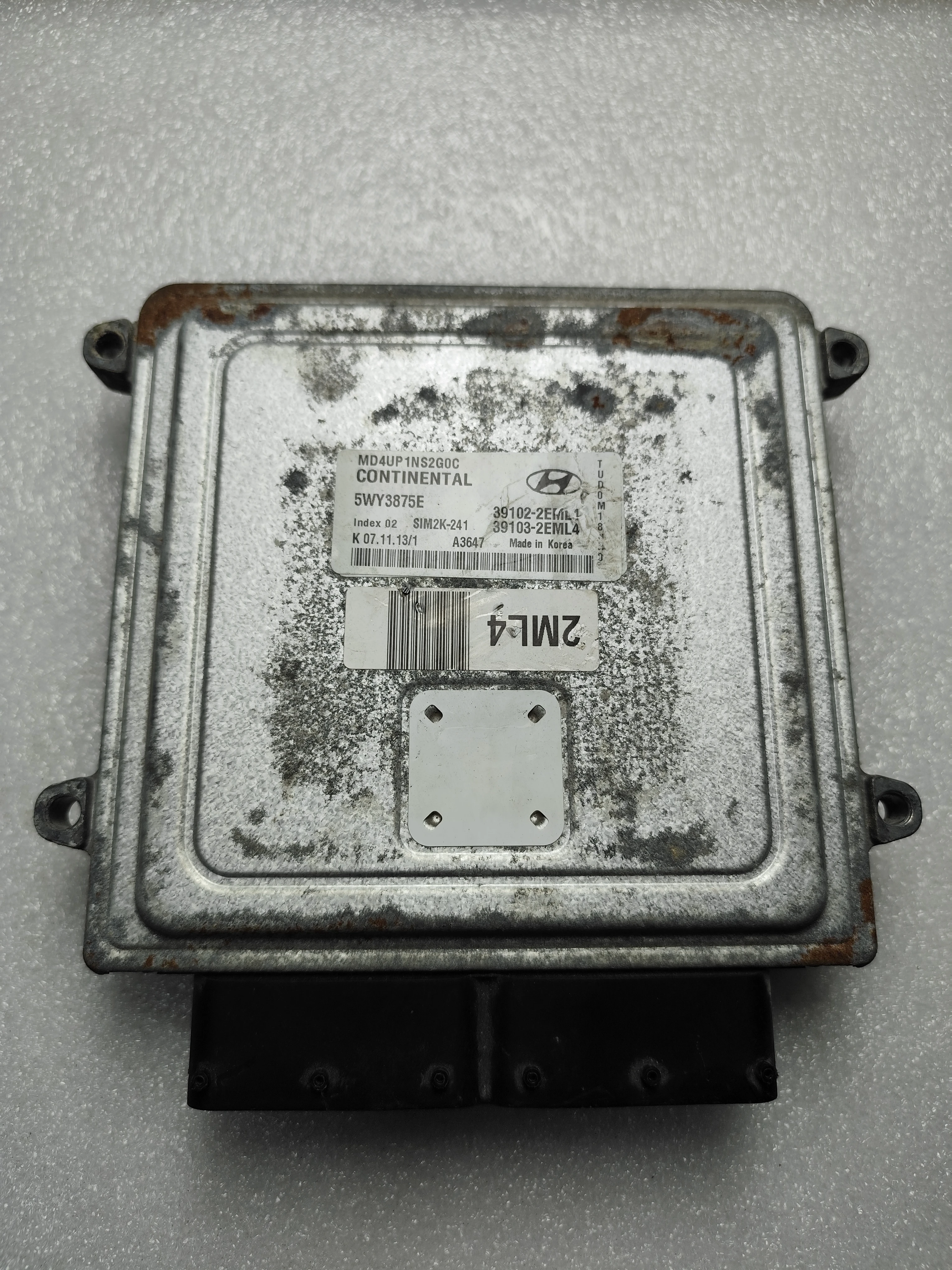 Hyundai ECU – Engine Control Units | 391022EML1 | Continental 5WY3875E | Genuine Used