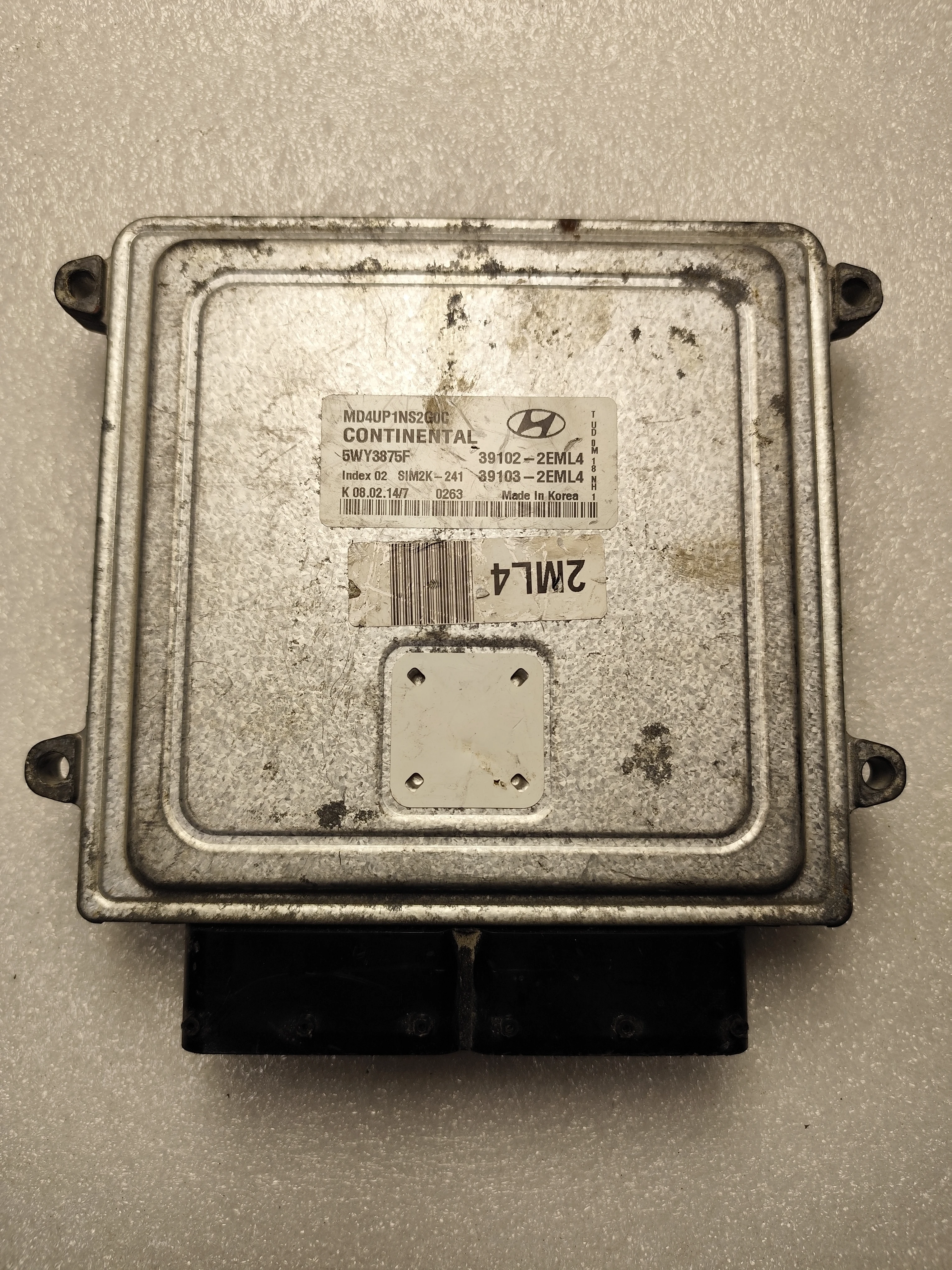 Hyundai ECU – Engine Control Units | 391022EML4 | Continental 5WY3875F | Genuine Used