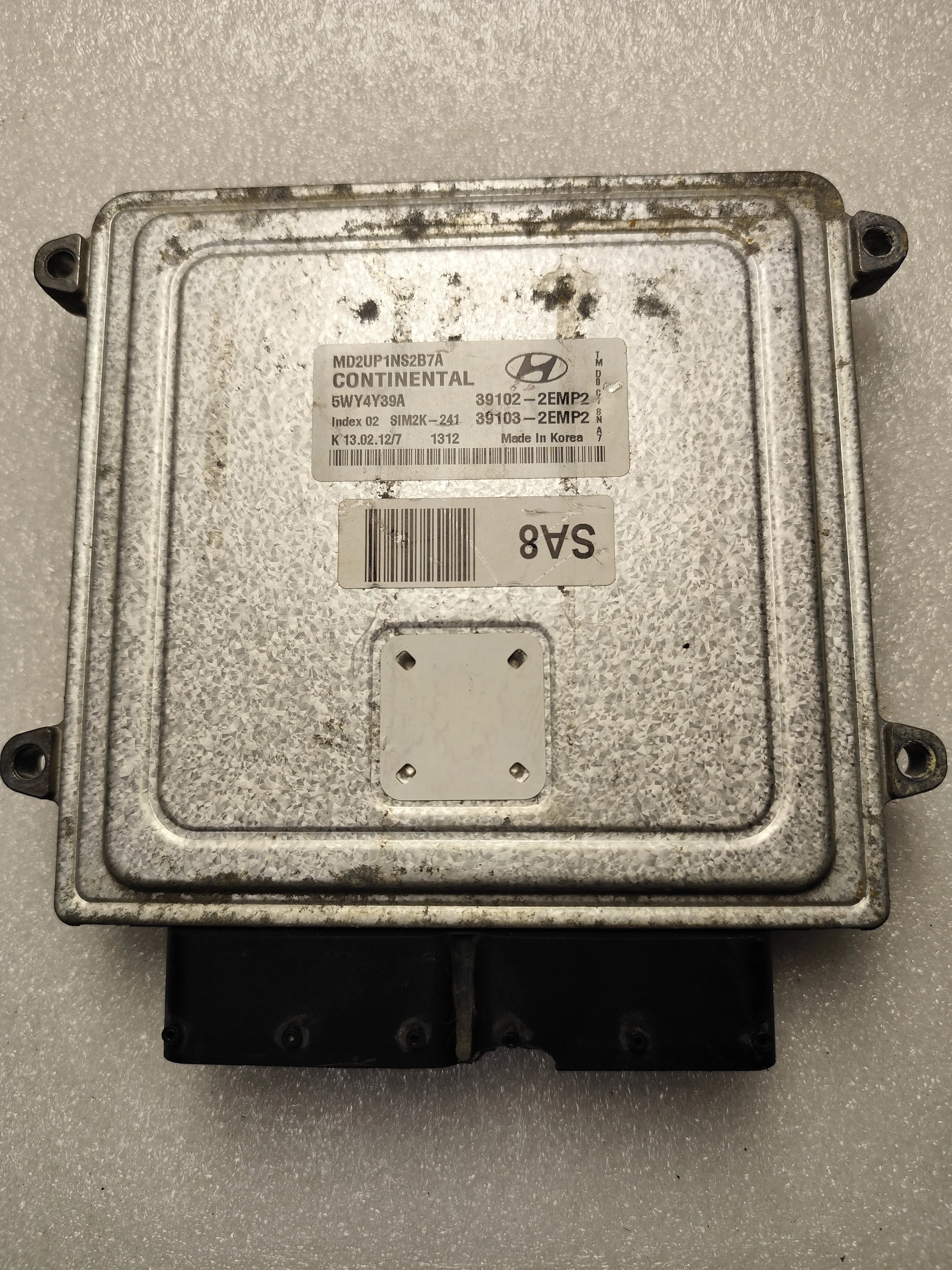 Hyundai ECU – Engine Control Units | 391022EMP2 | Continental 5WY4Y39A | Genuine Used