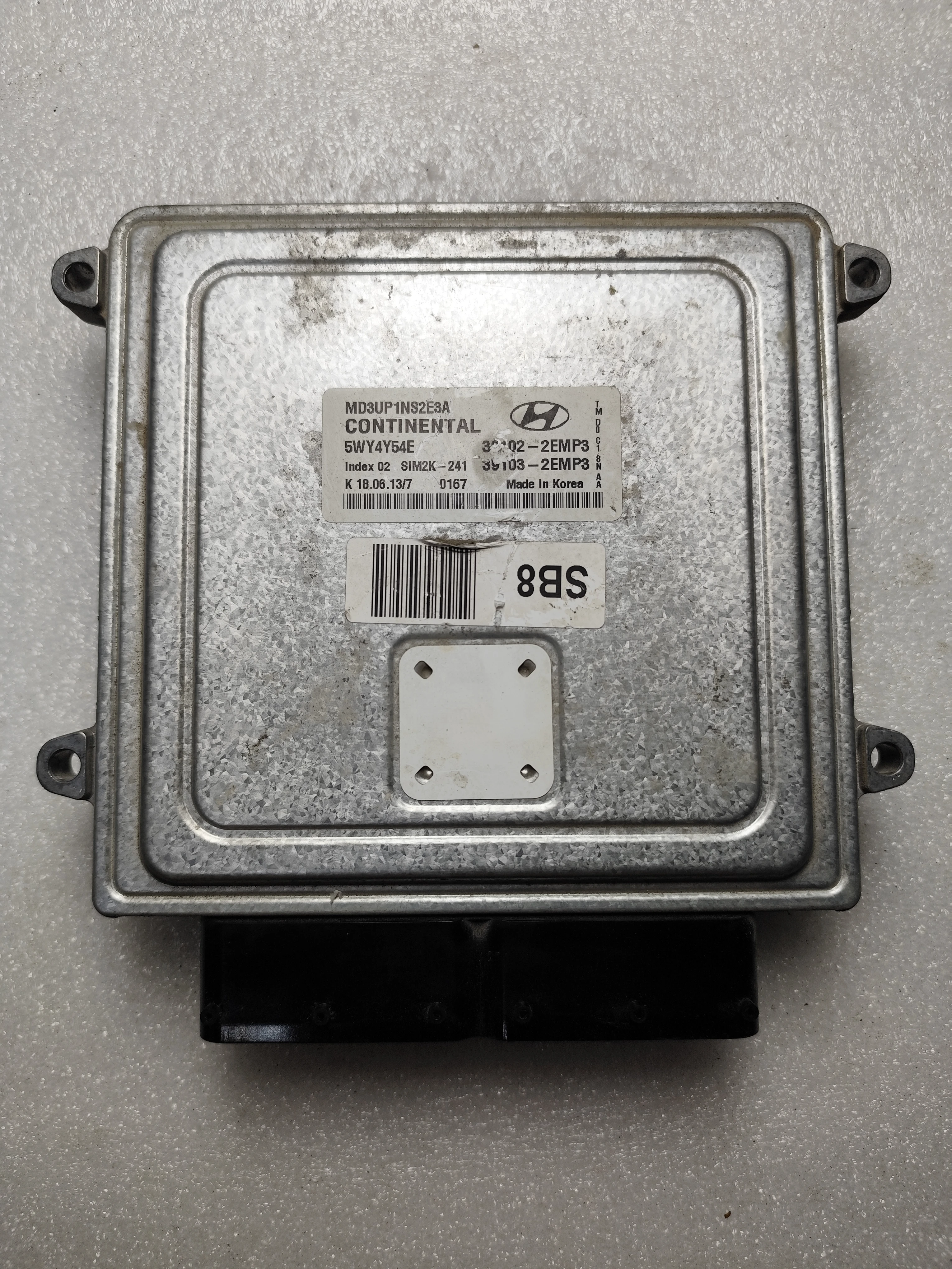 Hyundai ECU – Engine Control Units | 391032EMP3 | Continental 5WY4Y54E | Genuine Used