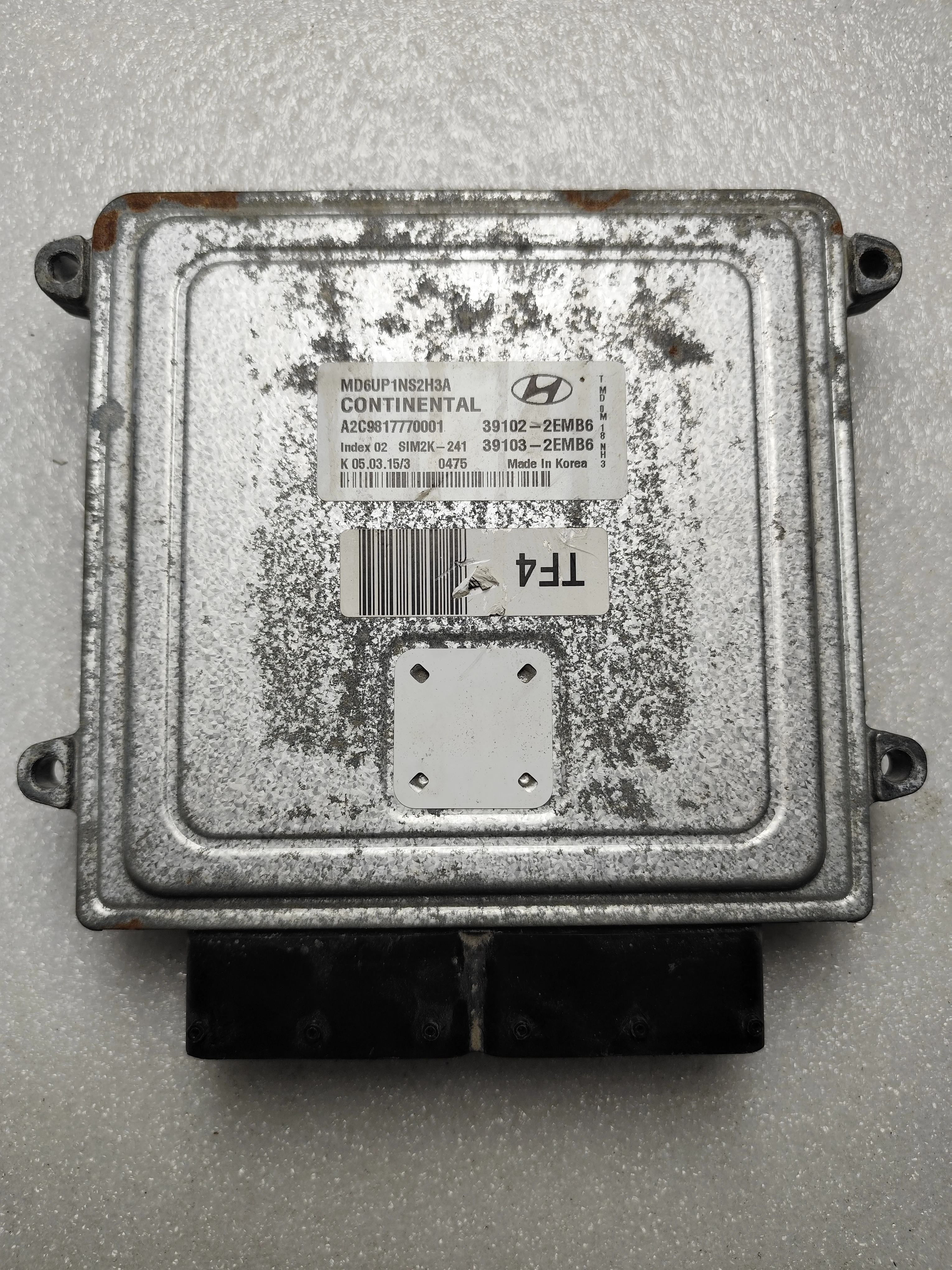 Hyundai ECU – Engine Control Units | 391022EMB6 | Continental A2C9817770001 | Genuine Used