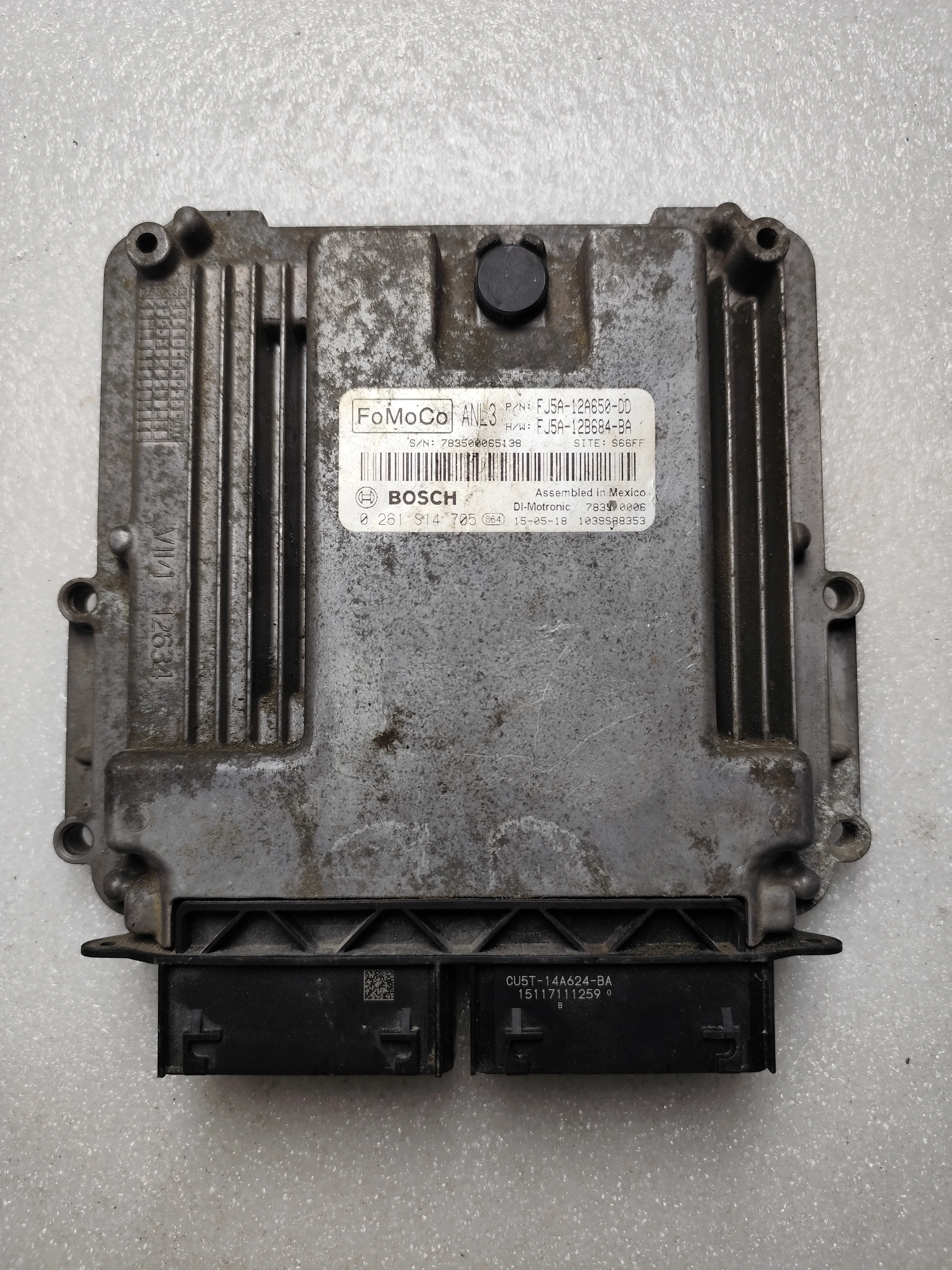 Ford ECU – Engine Control Units | FJ5A12A650DD | Bosch 0261S14705 | Genuine Used