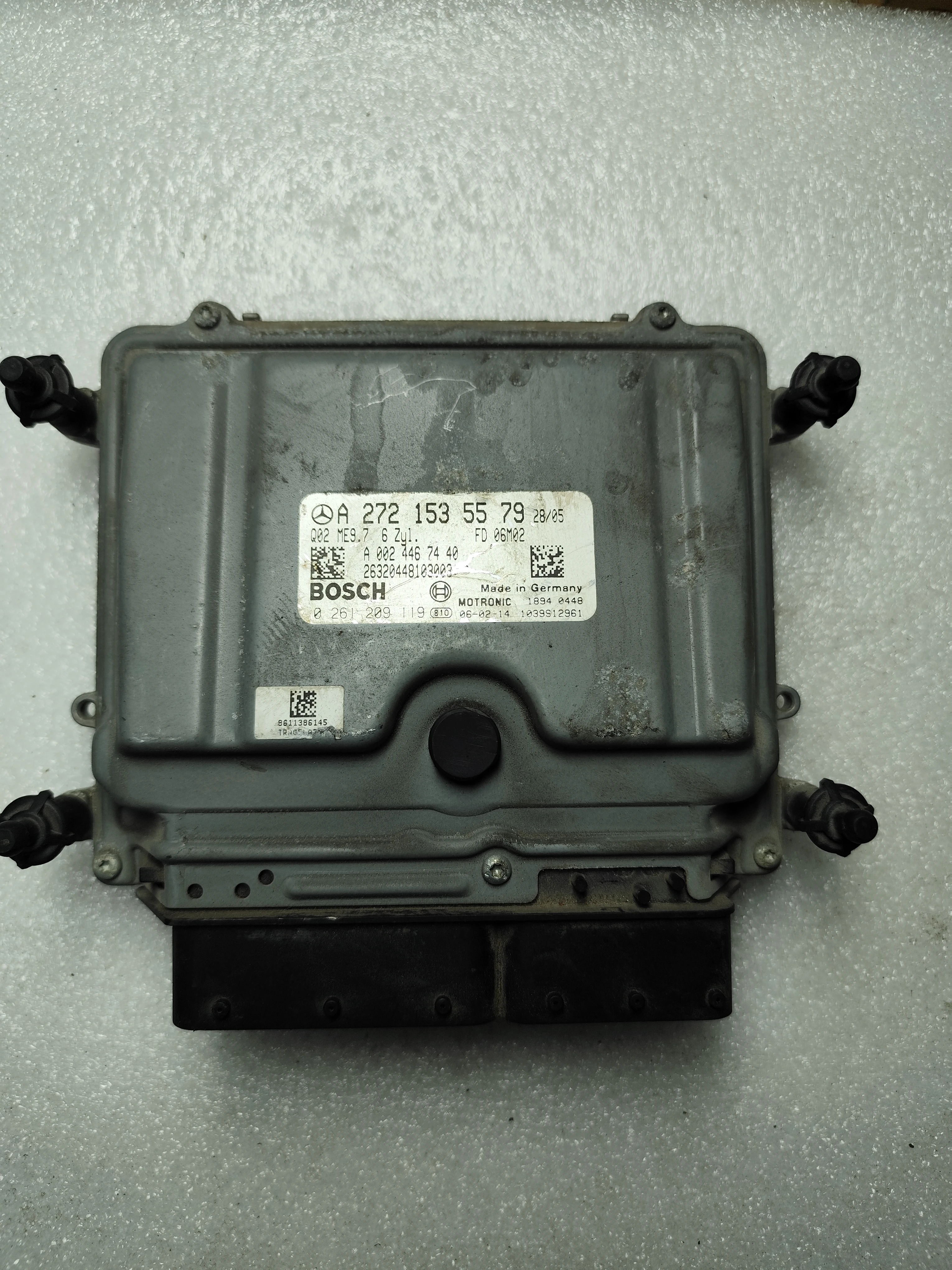 Mercedes-Benz ECU – Engine Control Units | A2721535579 | Bosch 0261209119 | Genuine Used