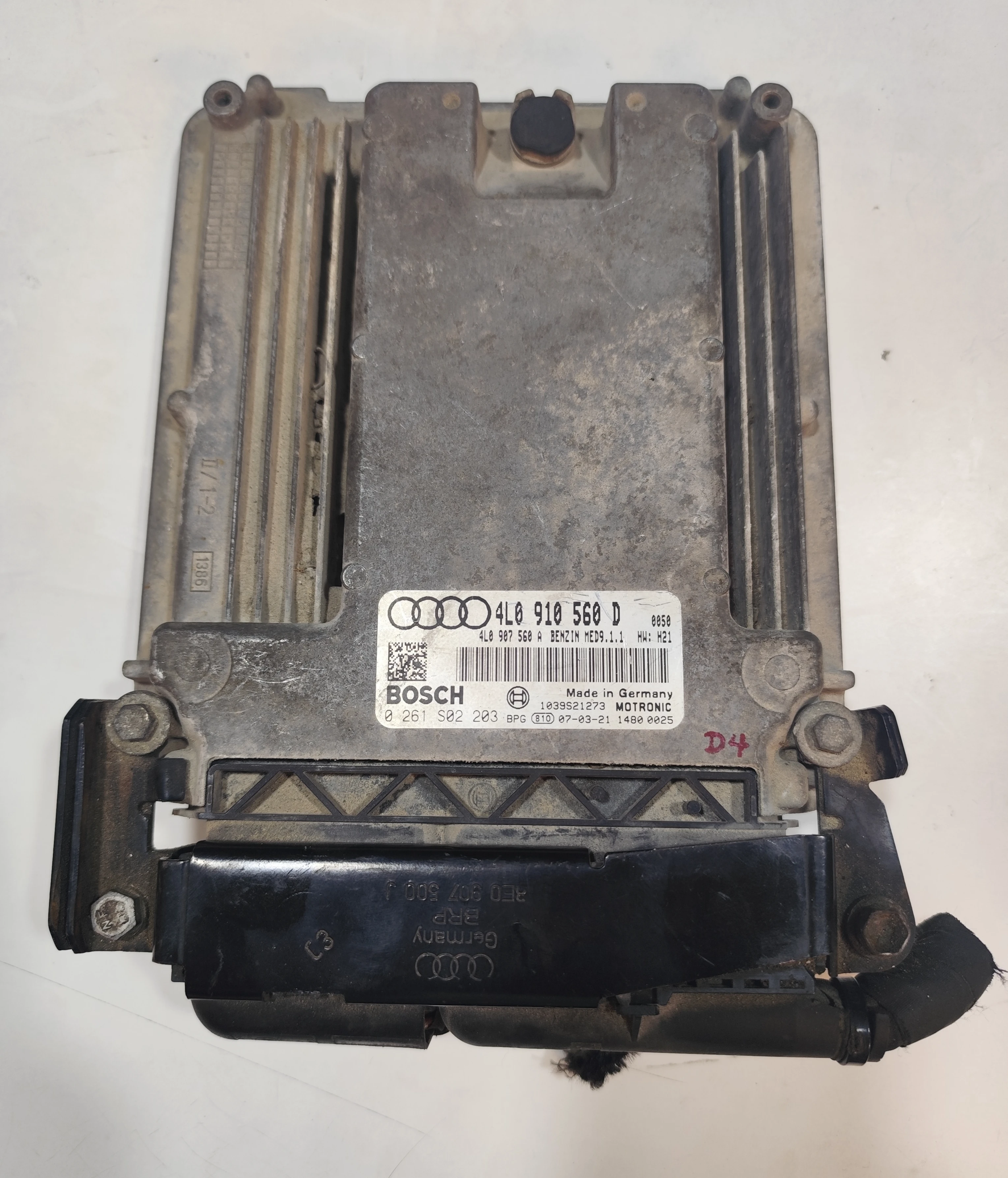 Audi ECU – Engine Control Units | 4L0910560D | Bosch 0261S02203 | Genuine Used