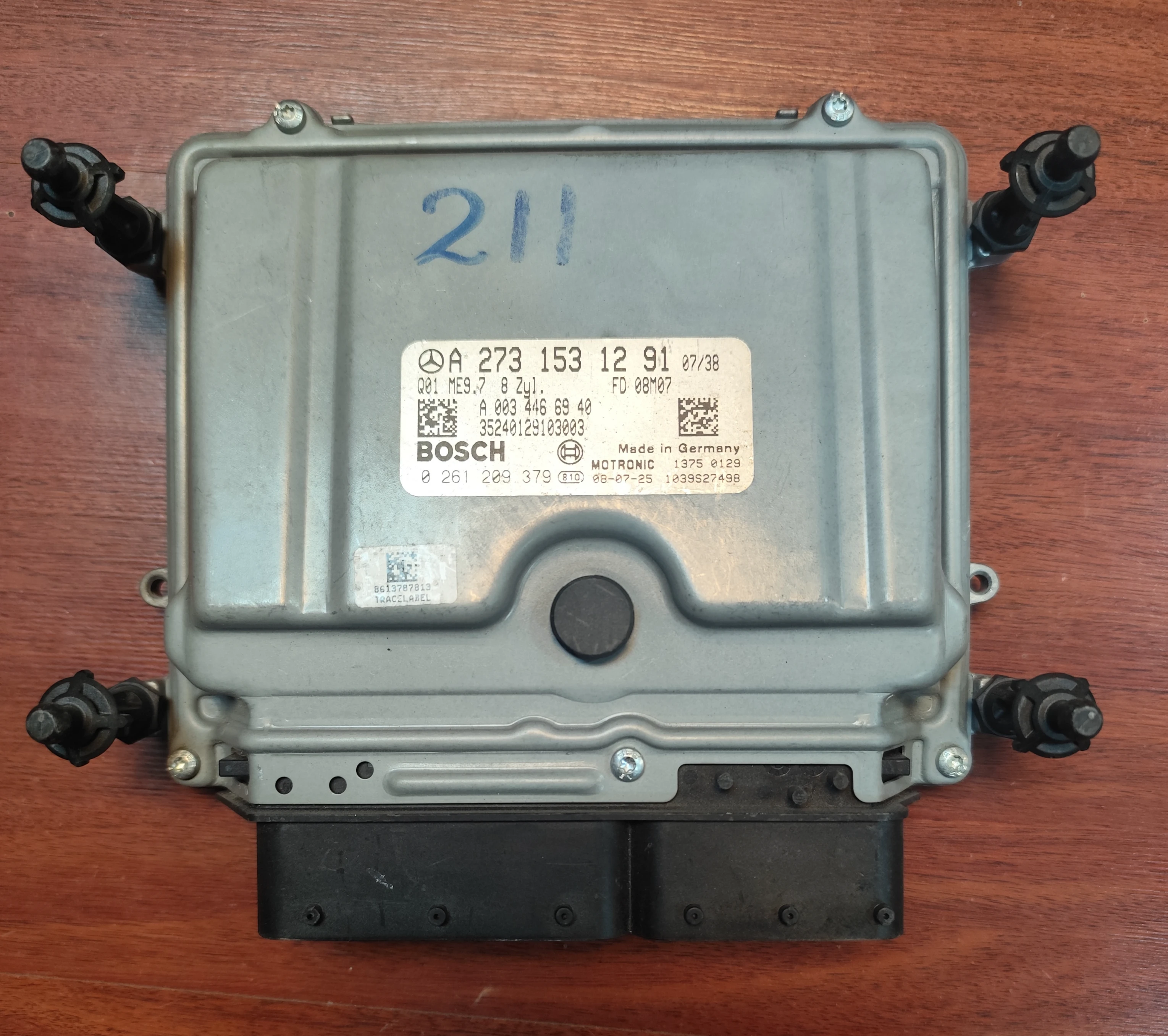 Mercedes-Benz ECU – Engine Control Units | A2731531291 | Bosch 0261209379 | Genuine Used