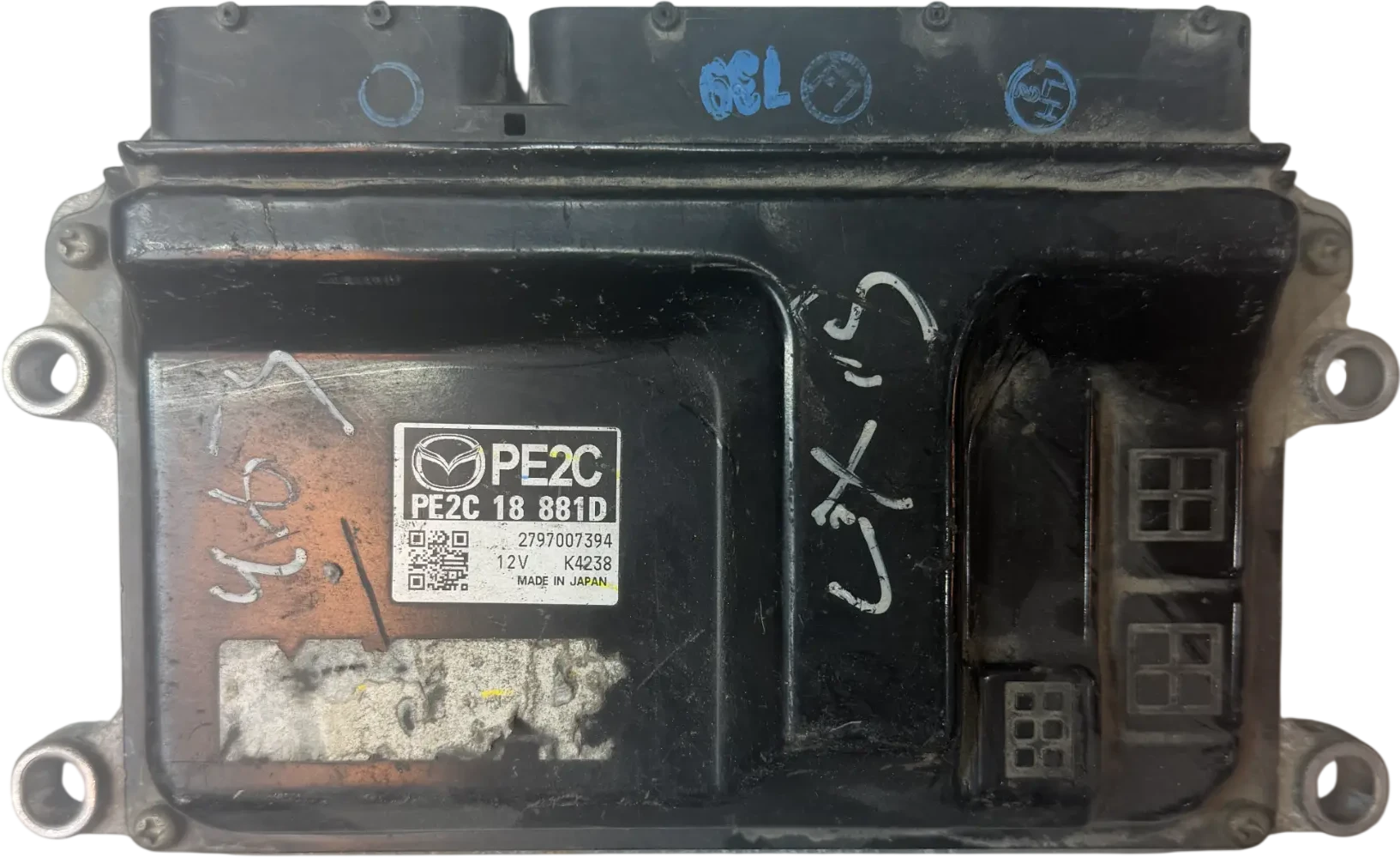 Mazda ECU Engine Control Units | PE2C18881D | Denso 2797007394 | Genuine Used