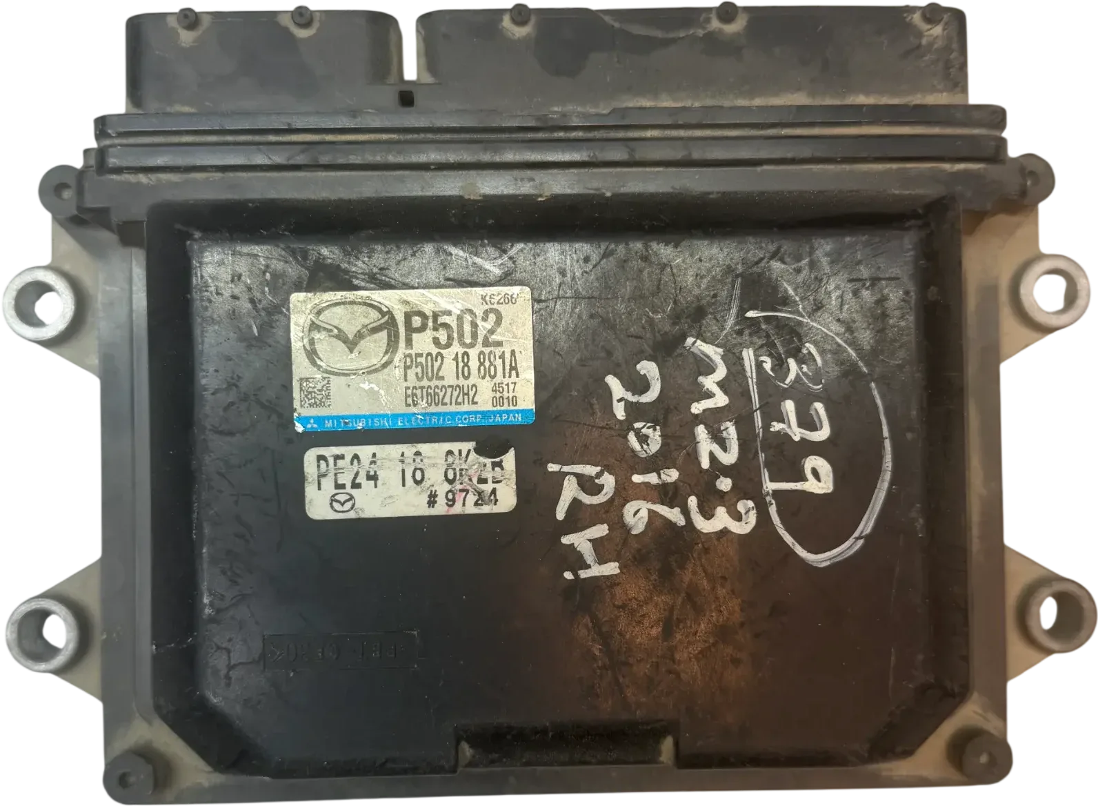 Mazda ECU Engine Control Units | P50218881A | Mitsubishi E6T66272H2 | Genuine Used