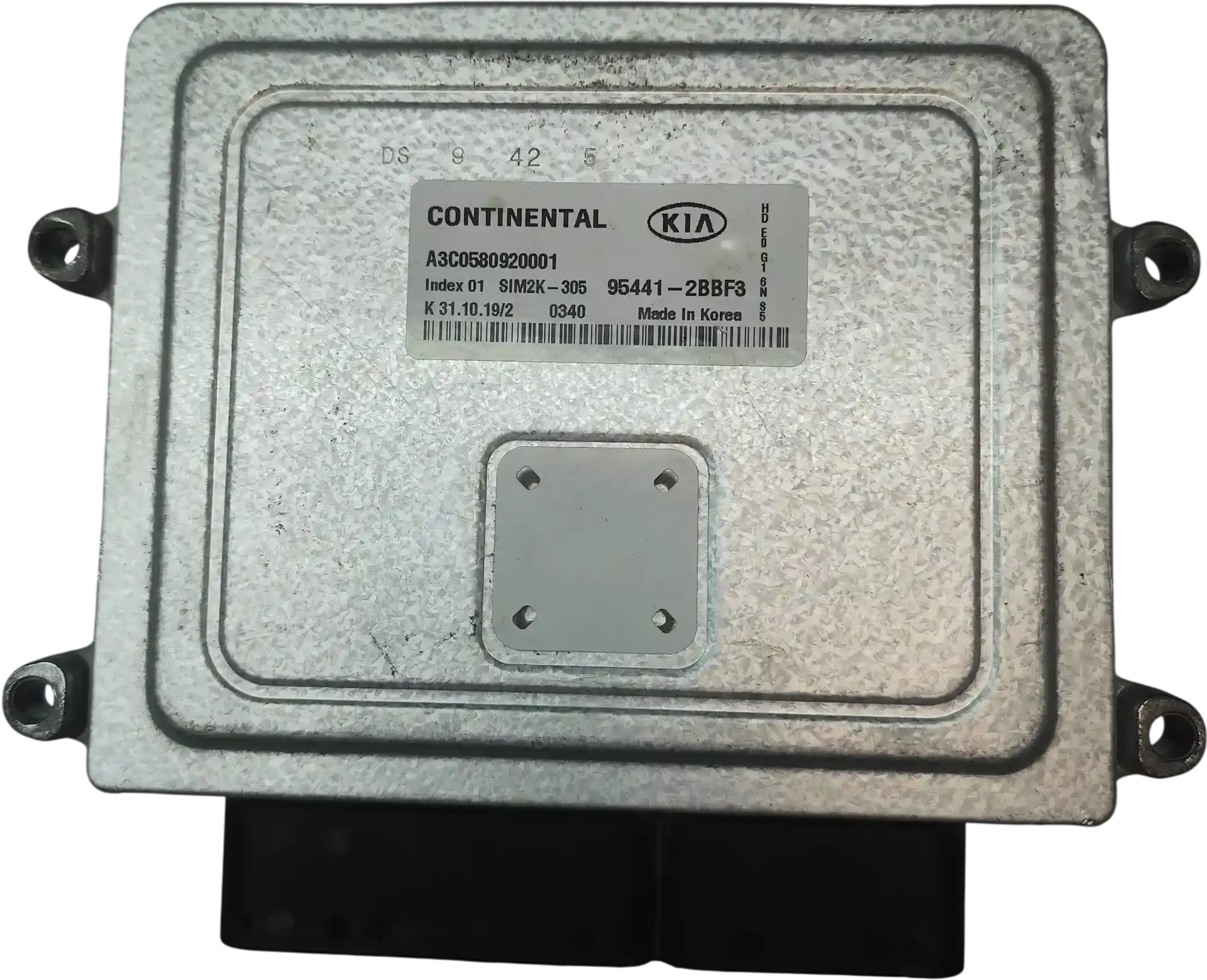 Kia ECU Engine Control Units | 954412BBF3 | Continental A3C0580920001 | Genuine Used
