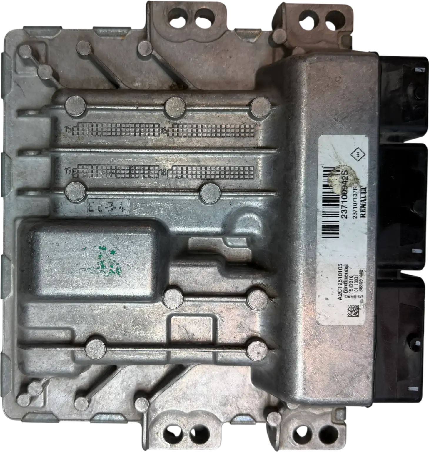 Renault ECU Engine Control Units | 237100942S | Continental A2C12510105 | Genuine Used