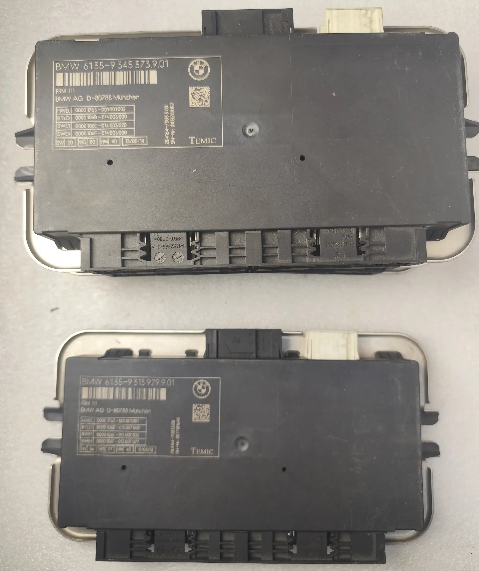 BMW BCM Body Control Modules (SAM Units) | 61.359313929.9.01 | Temic 28.41647001.3.00 | 00001763001001001 | Genuine Used
