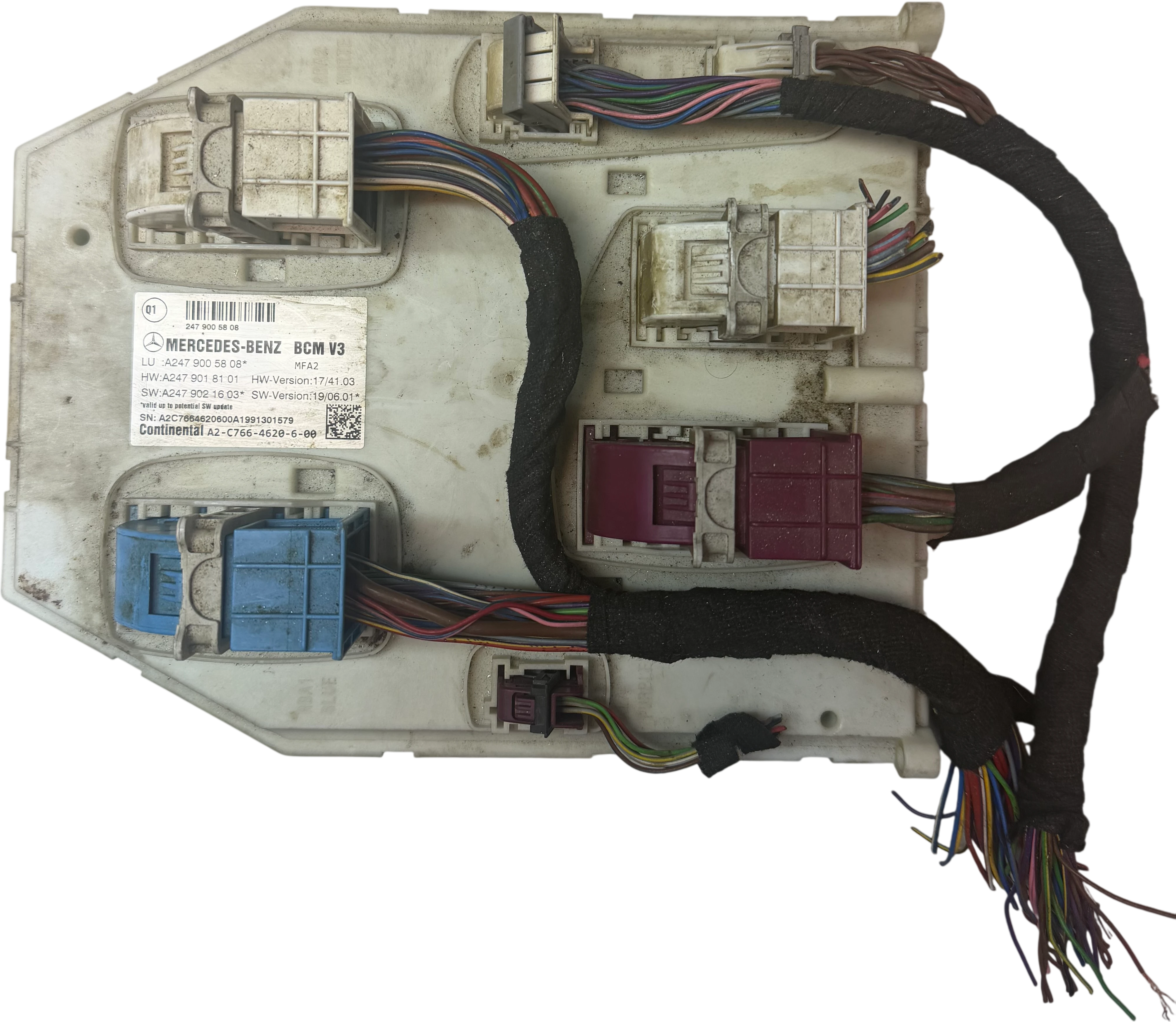 Mercedes-Benz BCM – Body Control Modules (SAM Units) | A2479005808 | Continental A2C7656620600 | Genuine Used