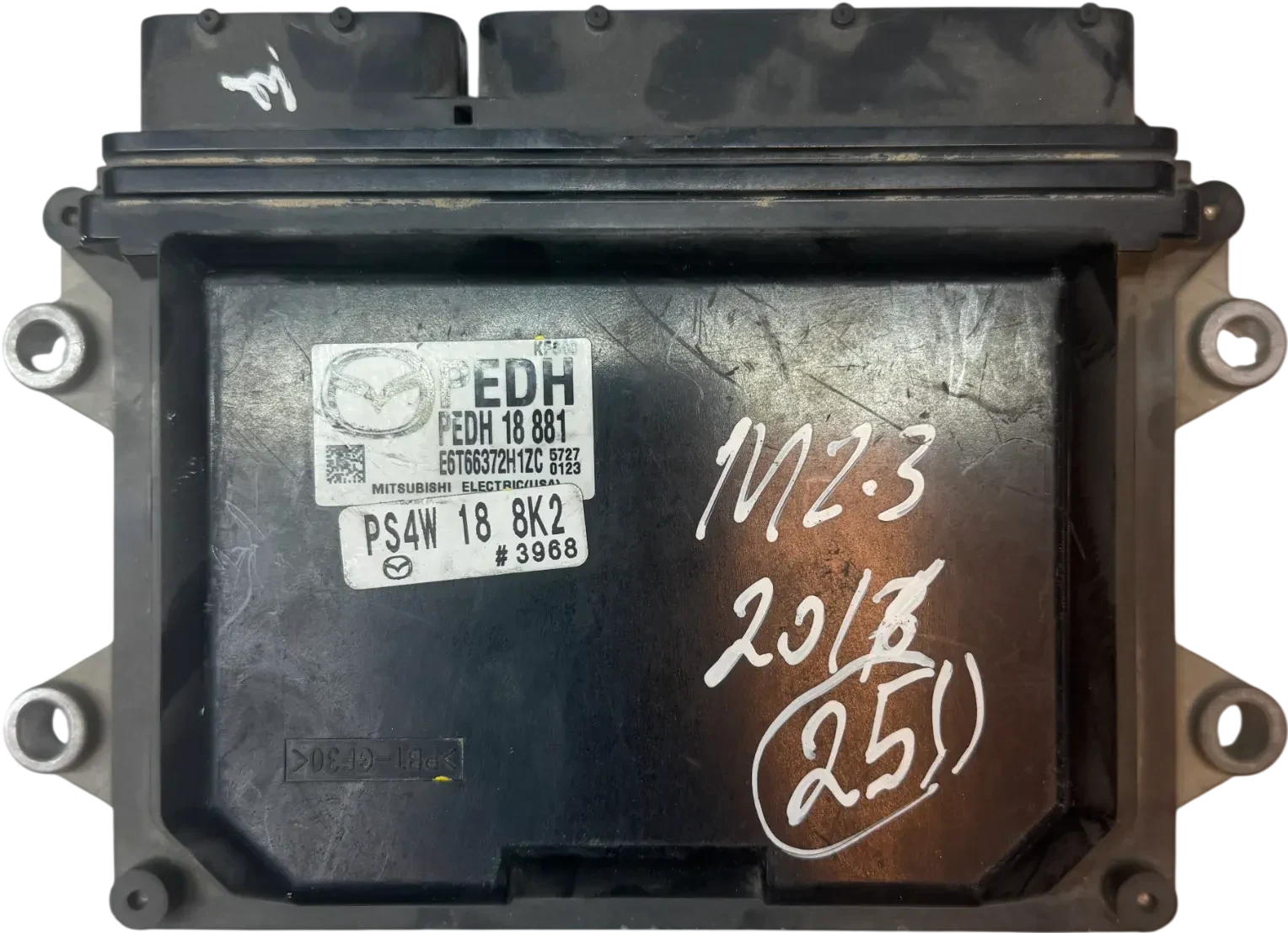 Mazda ECU Engine Control Units | PEDH18881 | Mitsubishi E6T66372H1ZC | PS4W188K2 | Genuine Used