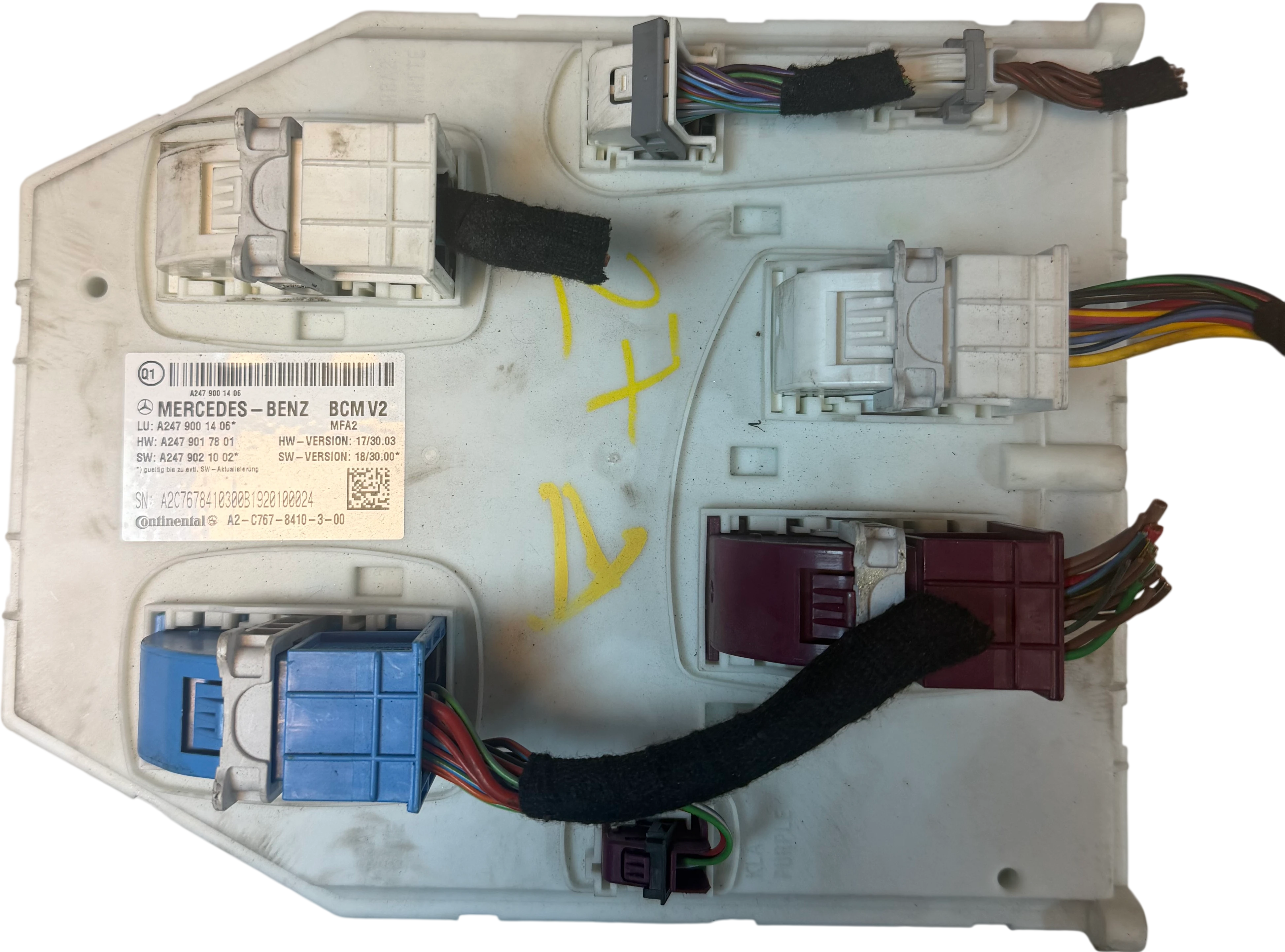 Mercedes-Benz BCM Body Control Modules (SAM Units) | A2479017801 | Continental A2C7676410300 | A2479021002 | Genuine Used